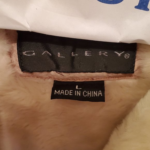 Gallery Lined Leather Coat with Hood - Picture 5 of 13